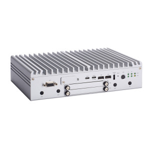 Axiomtek eBOX630B Fanless Computer, Intel Core Ultra Processor, 4 Ethernet ports, HDMI/DisplayPort